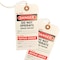 Safe Handler Lock Out Tags, Two-Part Perforated Repair Order Tags(100-Pack) BLSH-LOTAG-100 - alternate 1